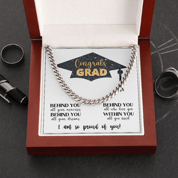 Congrats GRAD - Cuban Link Chain Necklace