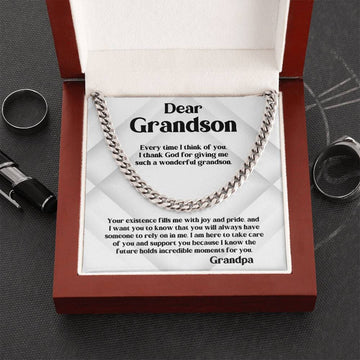 Grandparent's Legacy Cuban Link Chain: A Timeless Emblem of Love & Guidance