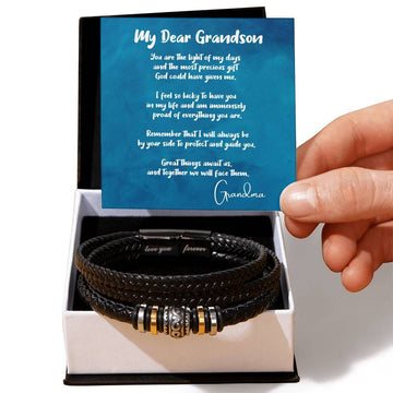 Grandson's Guardian Bracelet: A Timeless Emblem of Love & Guidance