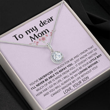 roado -To My Dear Mom | I Can't Imagine My Life Without You | From Son to Mother Necklace