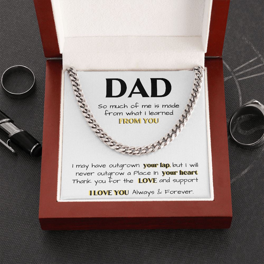 To my Dad - Cuban Link Chain Necklace