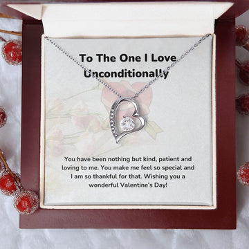 To The One I Love Unconditionally - Forever Love Necklace -